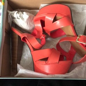 My Delicious Shoes Coral Sandal